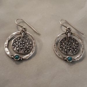 Silver earrings